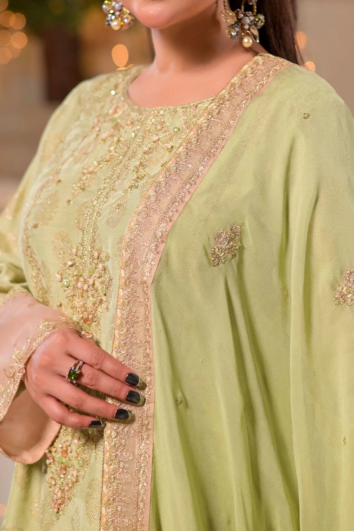 WOMEN'S-3 PIECE FANCY JACQUARD| FJ-293