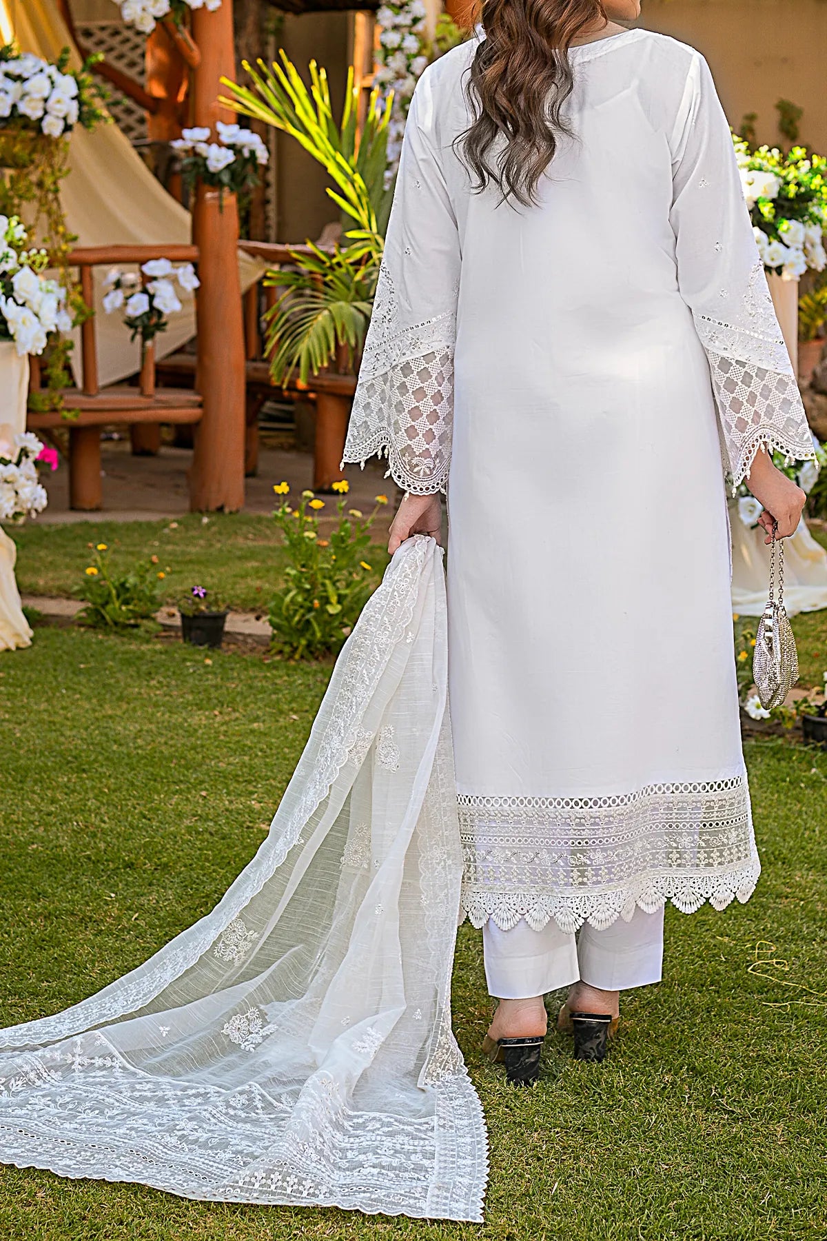 WOMEN'S-3 PIECE EMBROIDERY COTTON | CTN-466
