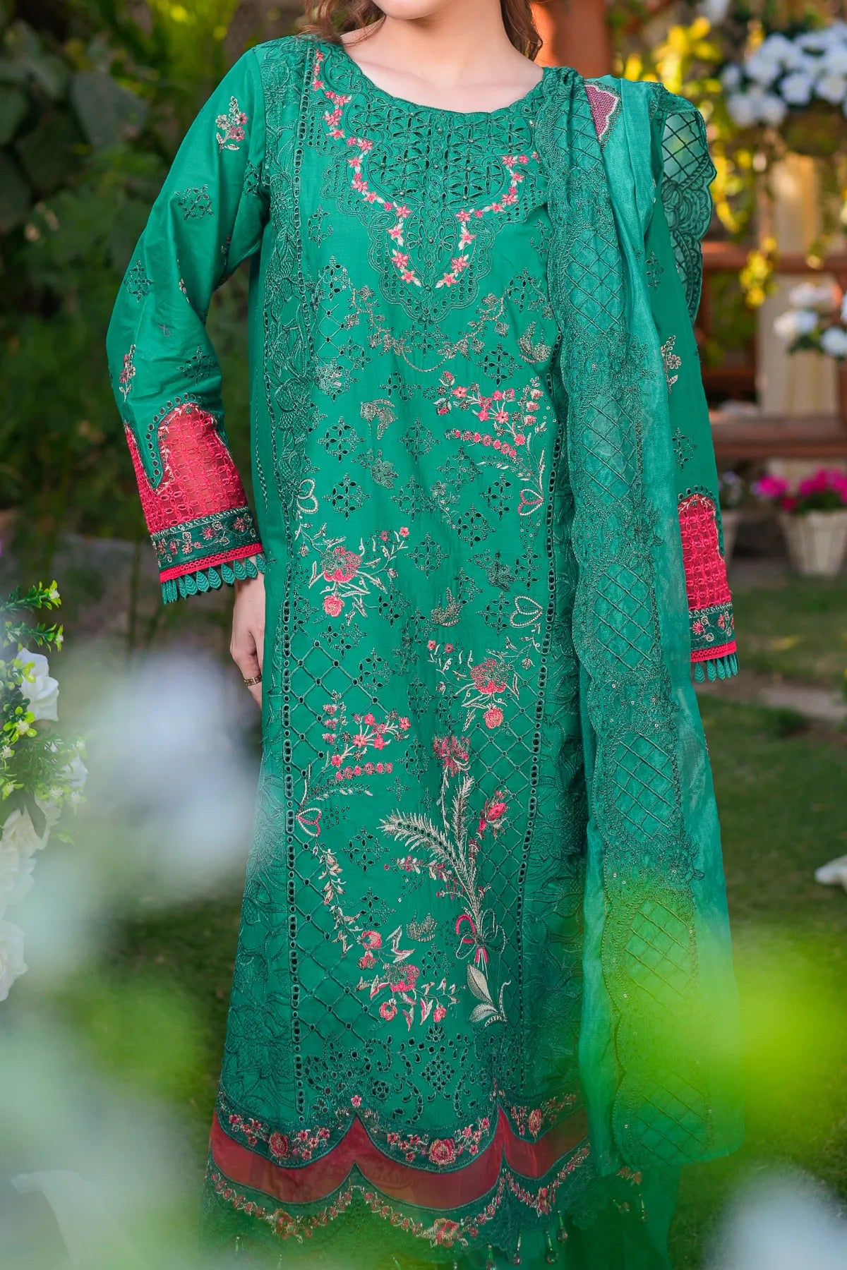 3 PIECE UNSTITCHED COTTON | UN-CTN-468