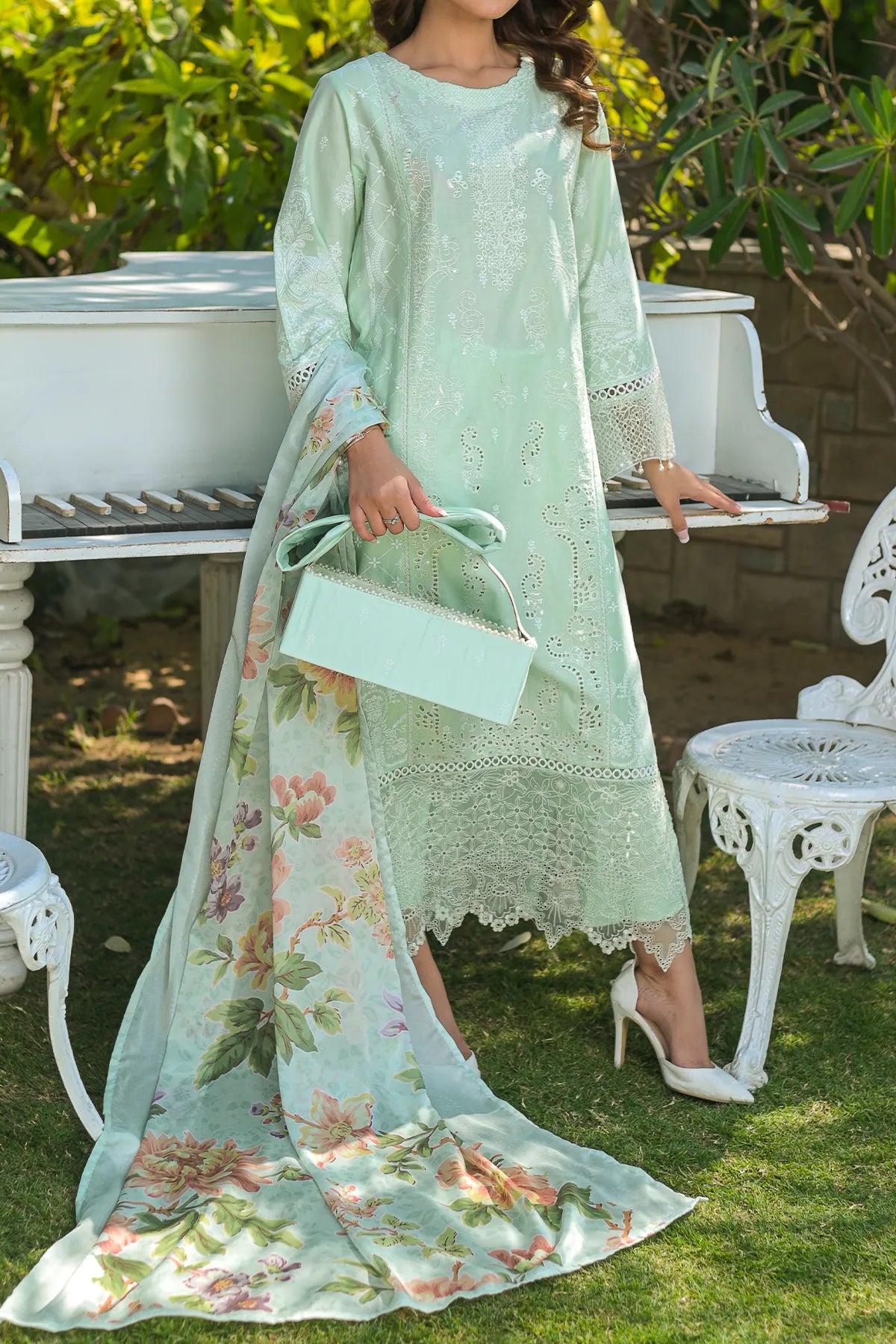 3 PIECE DIGTAL PRINT  LAWN | DPC-430