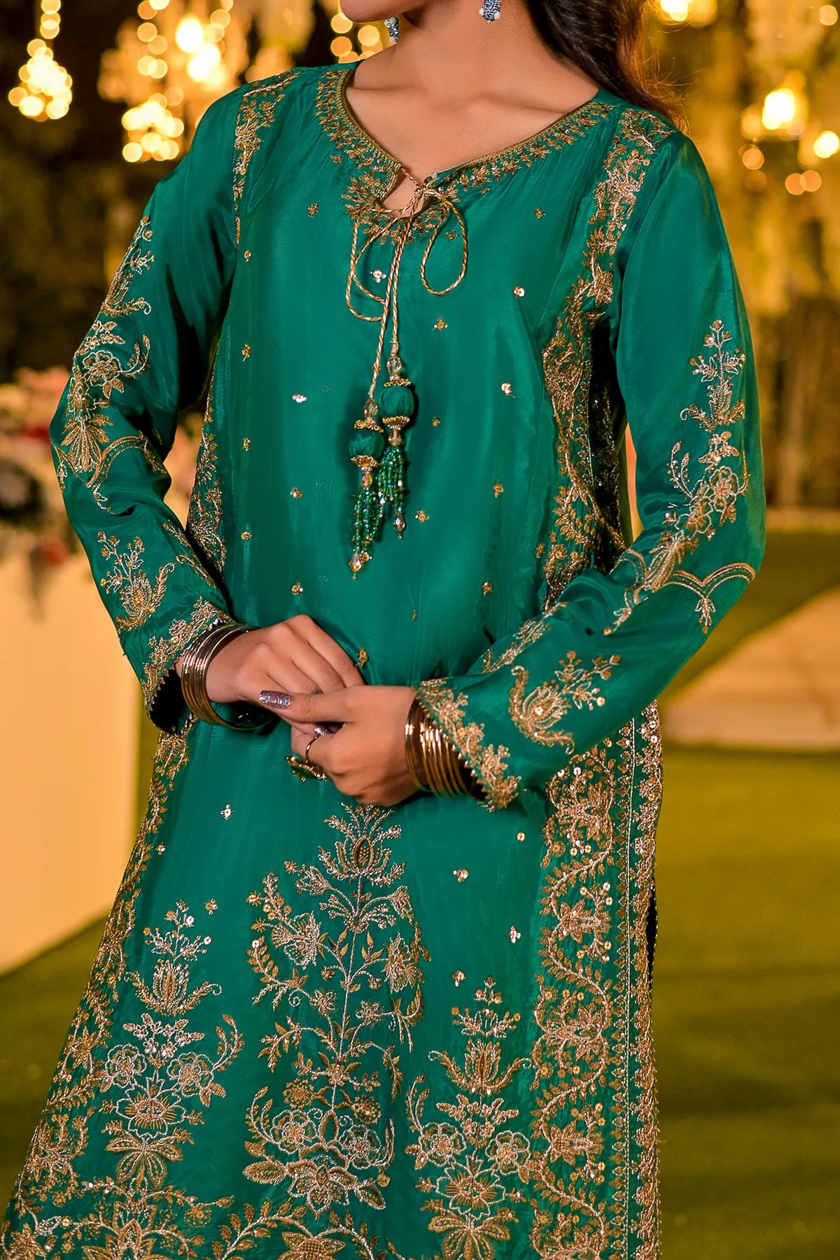 WOMEN'S-3 PIECE EMBROIDERY VISCOSE| VS-585