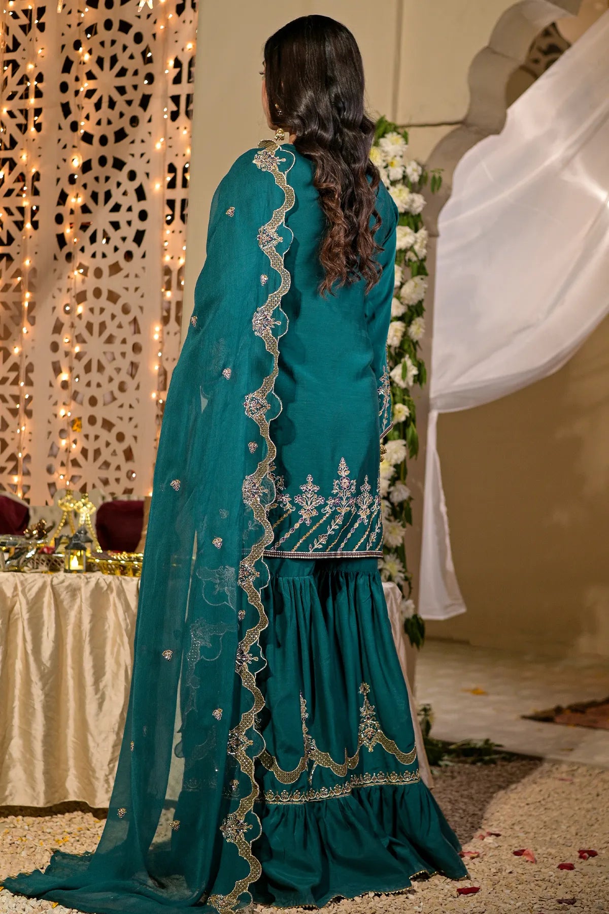 WOMEN'S-3 PIECE EMBROIDERY VISCOSE| VS-586