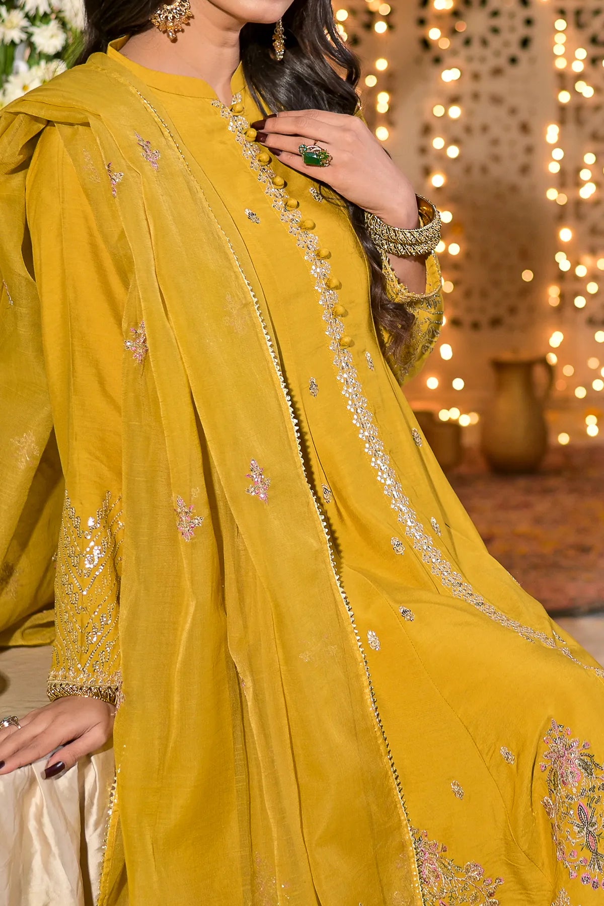 WOMEN'S-3 PIECE EMBROIDERY VISCOSE| VS-592