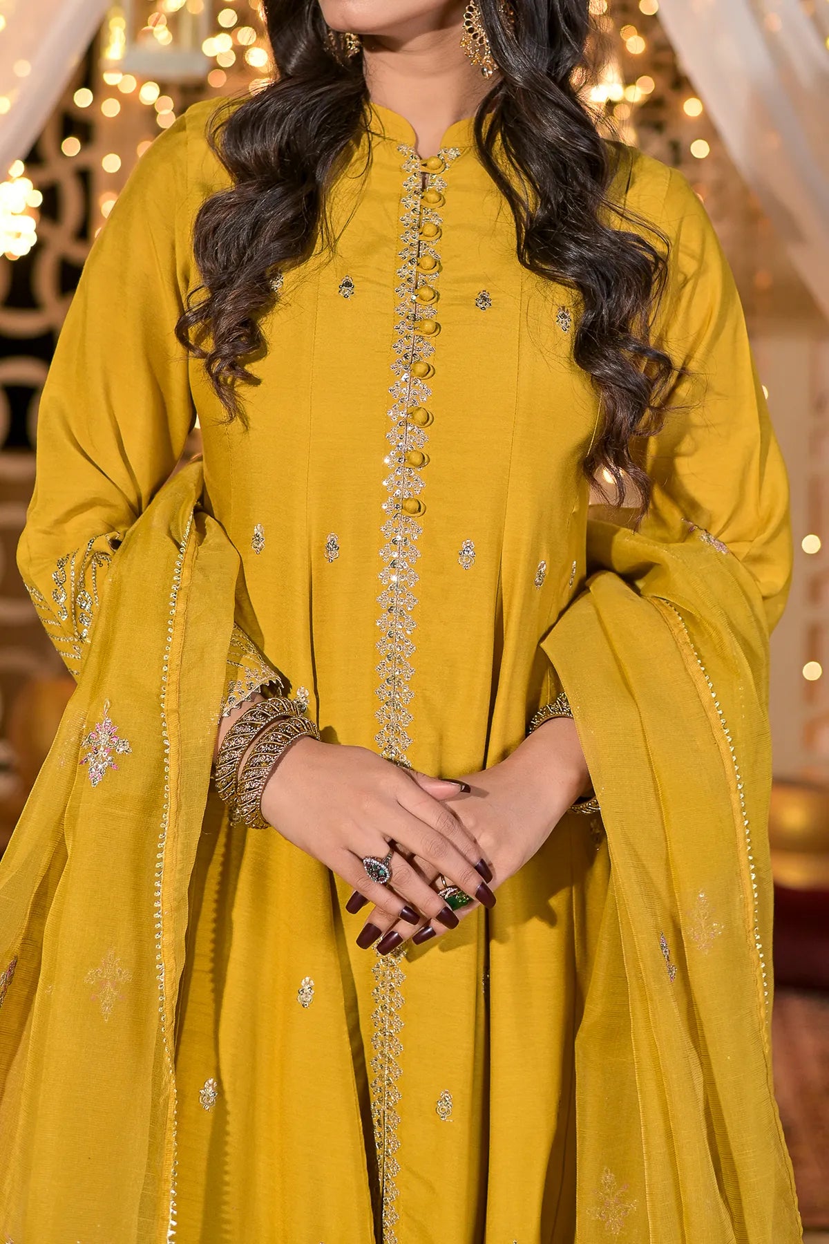 WOMEN'S-3 PIECE EMBROIDERY VISCOSE| VS-592